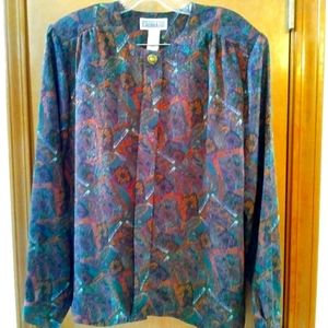 Christie & Jill vintage blouse NWT